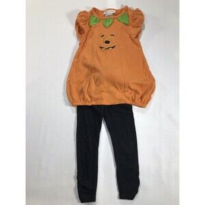 Bonnie Jean Bonnie Baby pumpkin 2 Piece outfit 2T Halloween